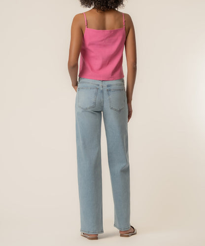 Kerri Spaghetti Strap Top in Lipstick