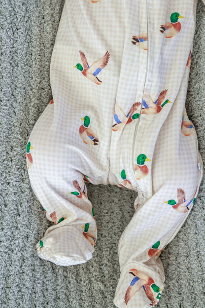 Bamboo Zipper Footie | Little Mallard