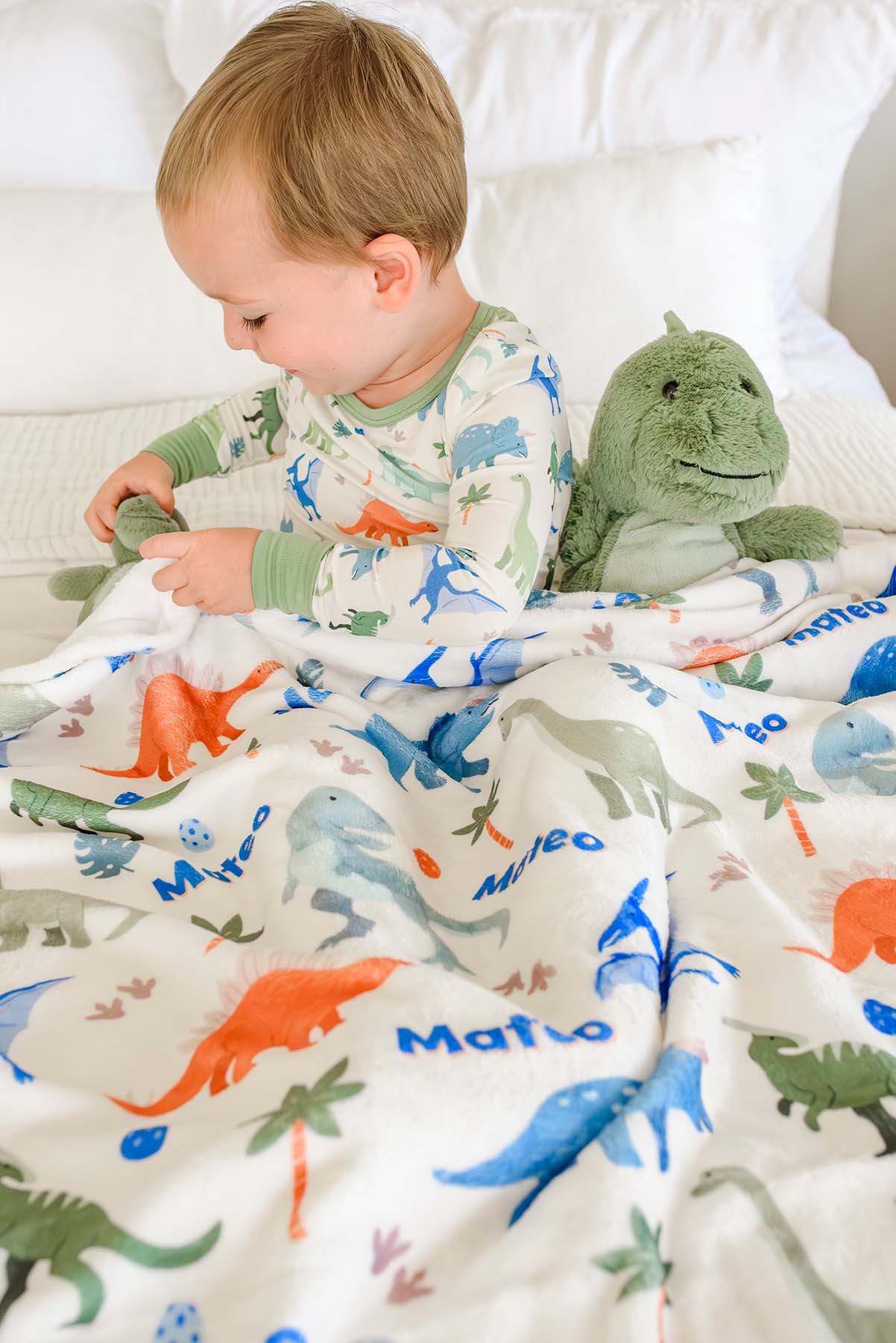 Personalized Kids Blanket | Little Fossil Neutral