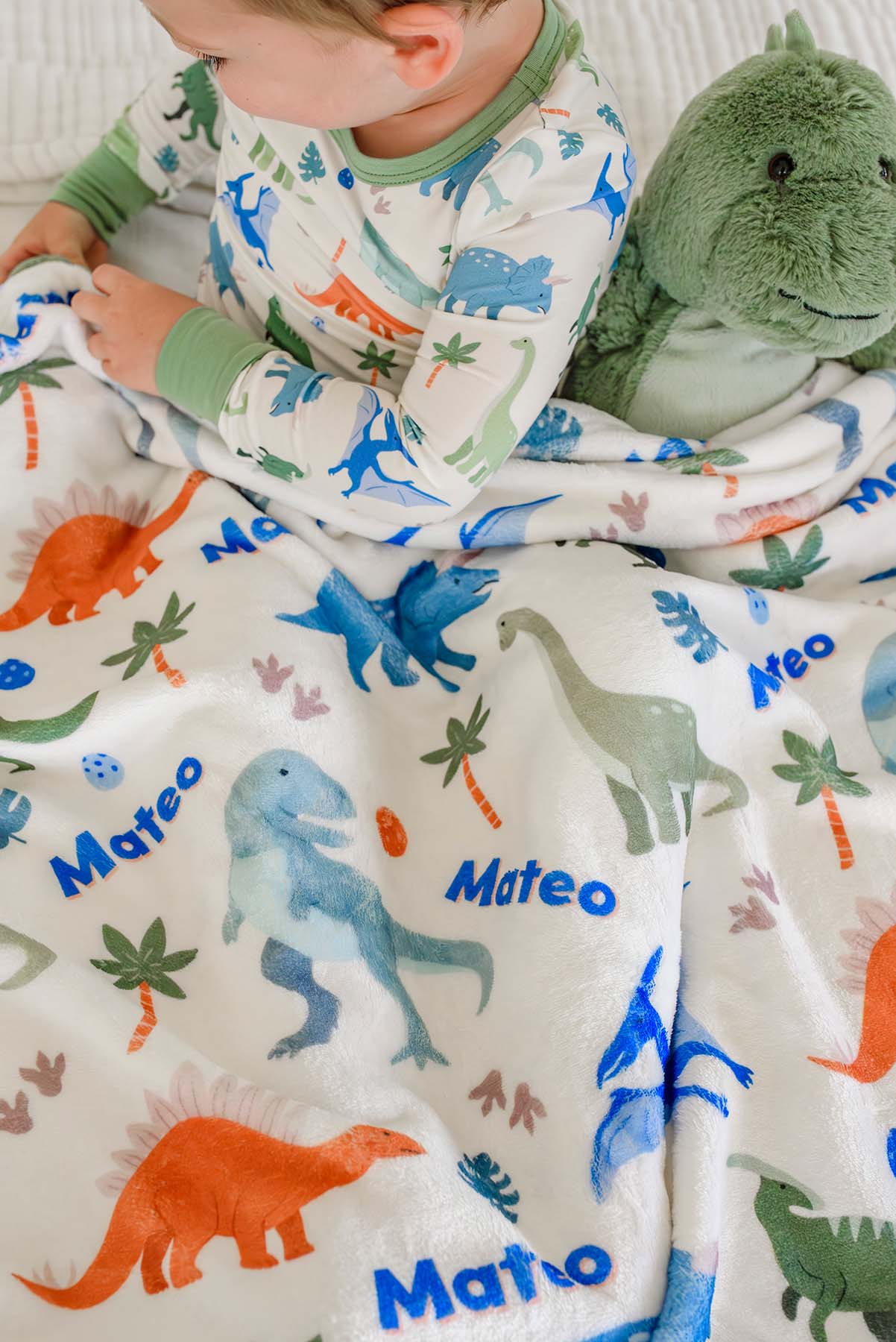 Personalized Kids Blanket | Little Fossil Neutral
