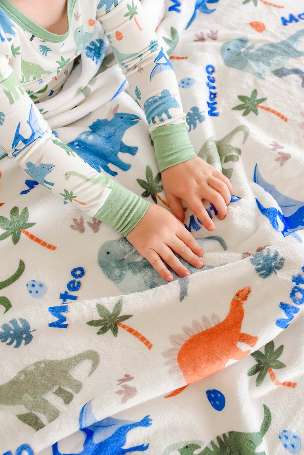 Personalized Kids Blanket | Little Fossil Neutral