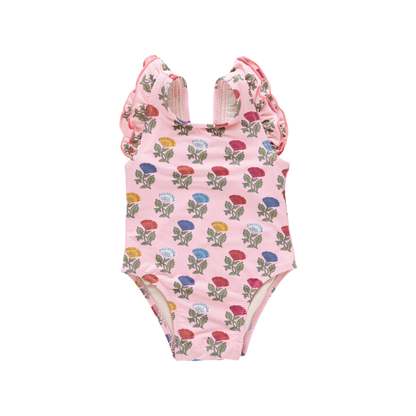 Baby Girls Liv Suit - Multi Flower Drop