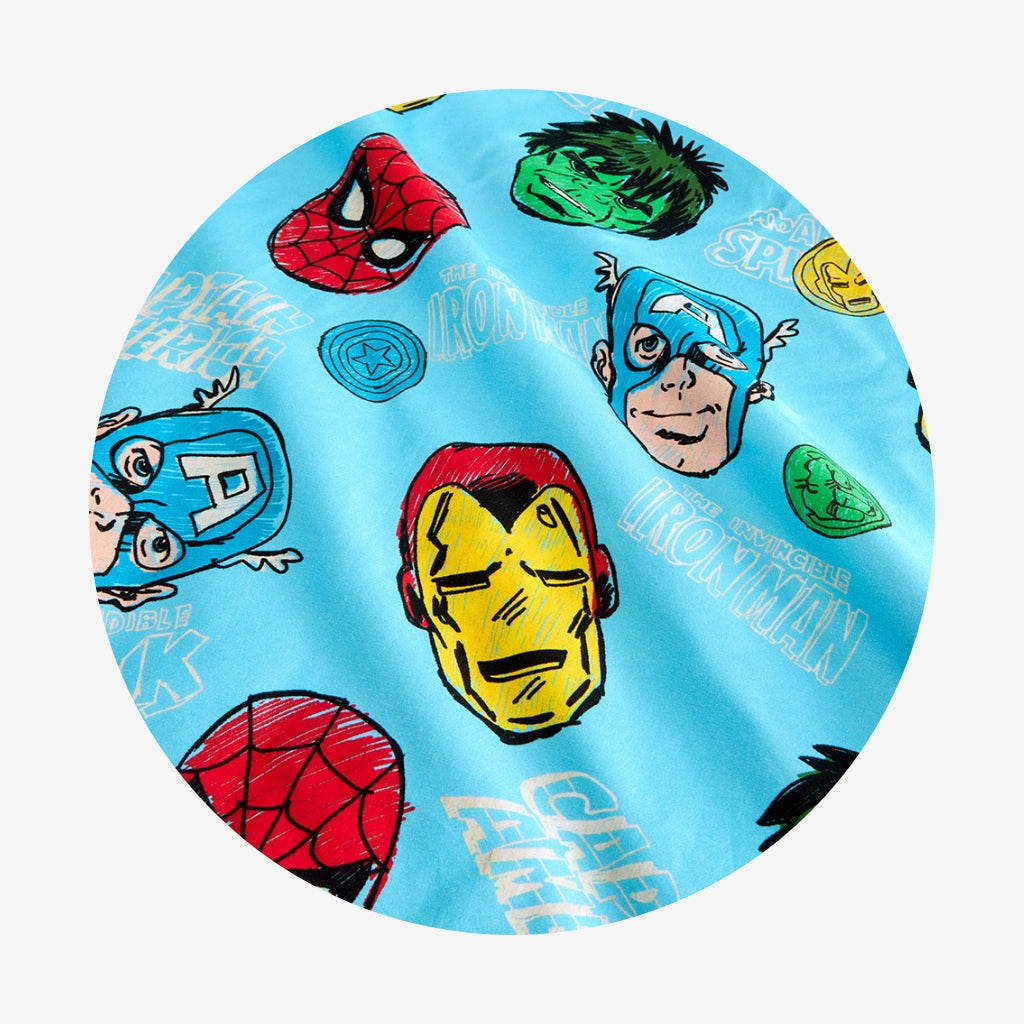 Marvel Heroes Reversible Duvet Cover