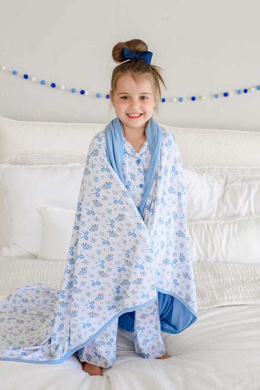 Double Sided Bamboo Blanket | Tied In Blooms