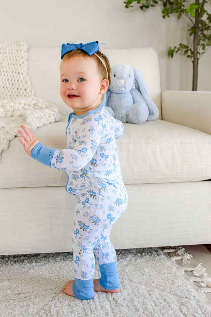 Convertible Bamboo Zip Romper | Tied In Blooms