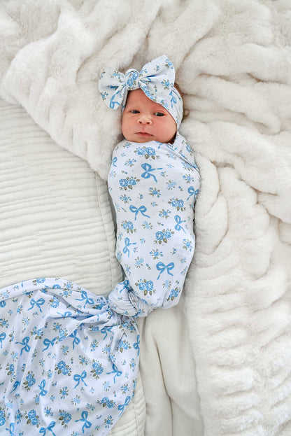 Oversized Swaddle | Tied In Blooms