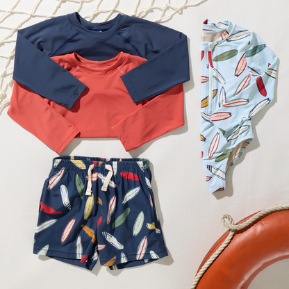 Boys Rash Guard - Red