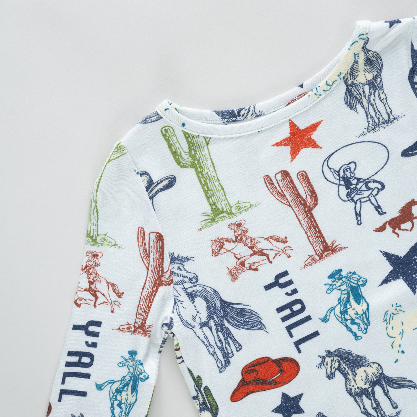 Kids Bamboo PJ Set - Western Dreams