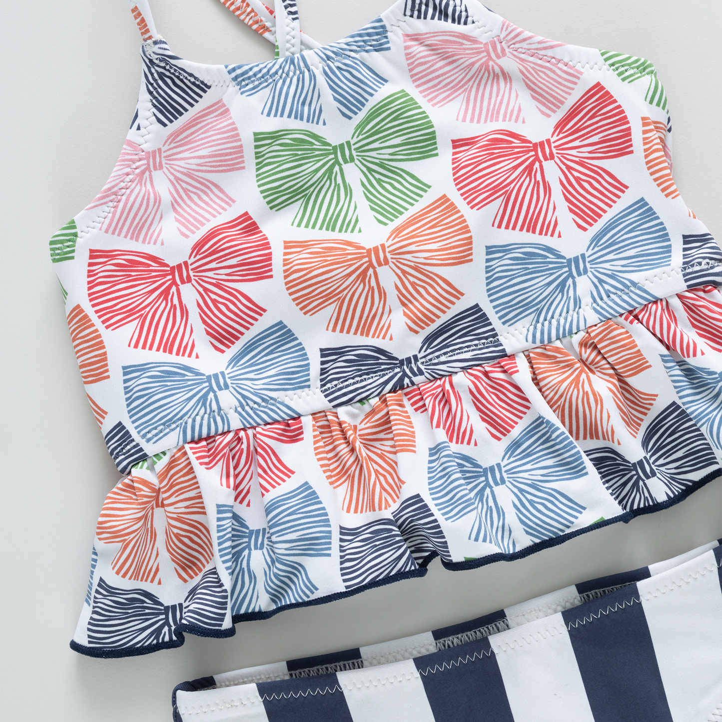 Girls Joy Tankini - Multi Bows
