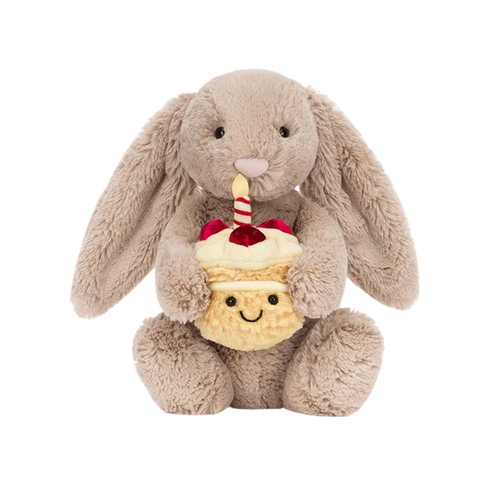 Bashful Beige Bunny "Birthday"