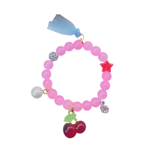 Pink Cherry Bracelet