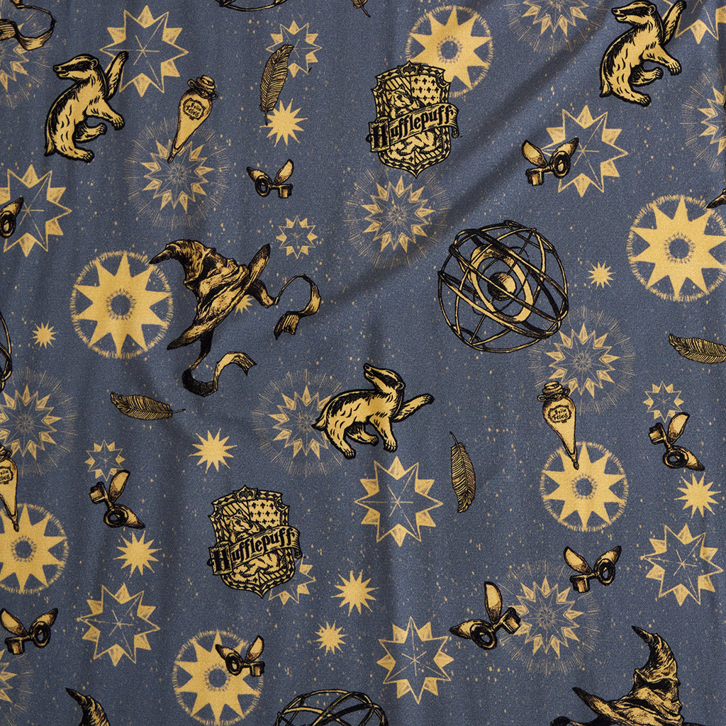 Hufflepuff House Men's French Terry Relaxed Pants