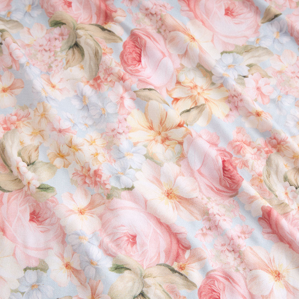 Rose Dreams & Riley Ruffled Luxette Patoo® Blanket