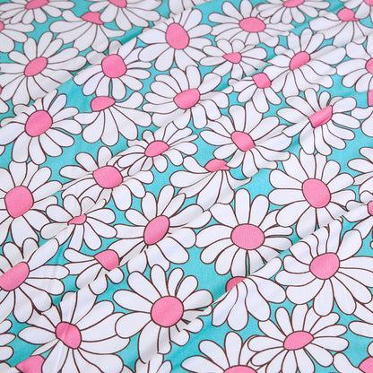 Retro Daisy & Amarena Ruffled Luxette Patoo® Blanket