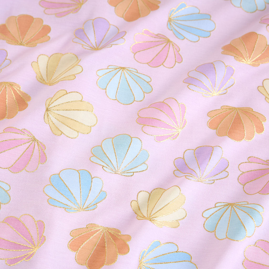 Shelly Pink Ruffled Luxette Plush Patoo® Blanket