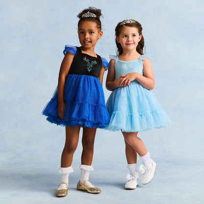 Disney Frozen Anna Velour Petticoat Dress