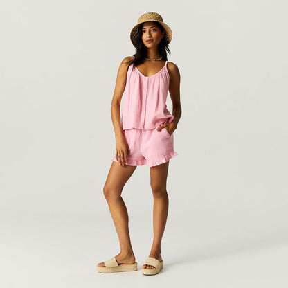 Happy Pink Women's Cotton Crinkle Cami