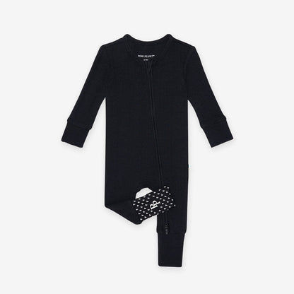 Black Pointelle Convertible One Piece