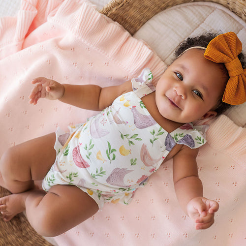 Jo Ruffled Strap Bubble Romper