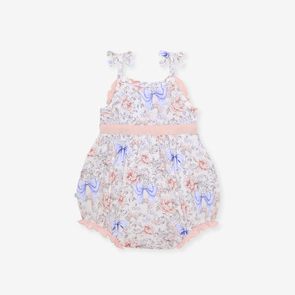 Agatha Sleeveless Bow Bubble Romper