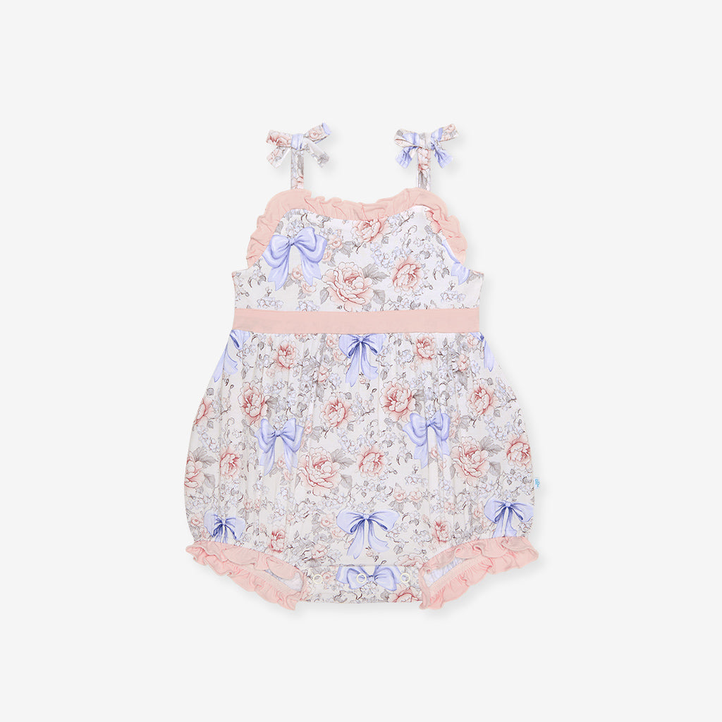 Agatha Sleeveless Bow Bubble Romper
