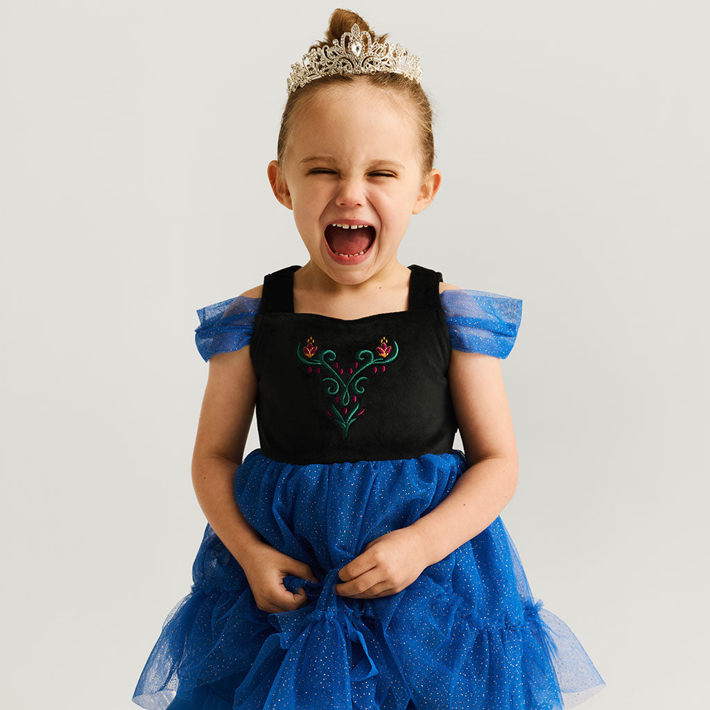 Disney Frozen Anna Velour Petticoat Dress