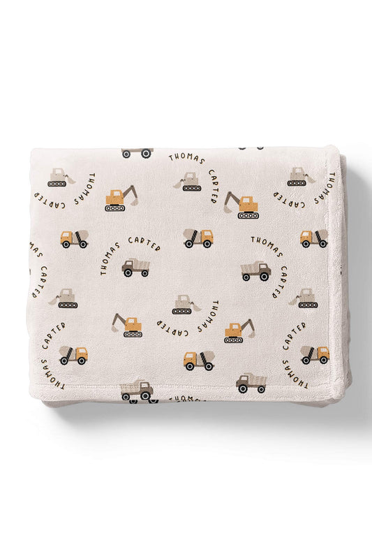 Personalized Kids Blanket | Little Builder
