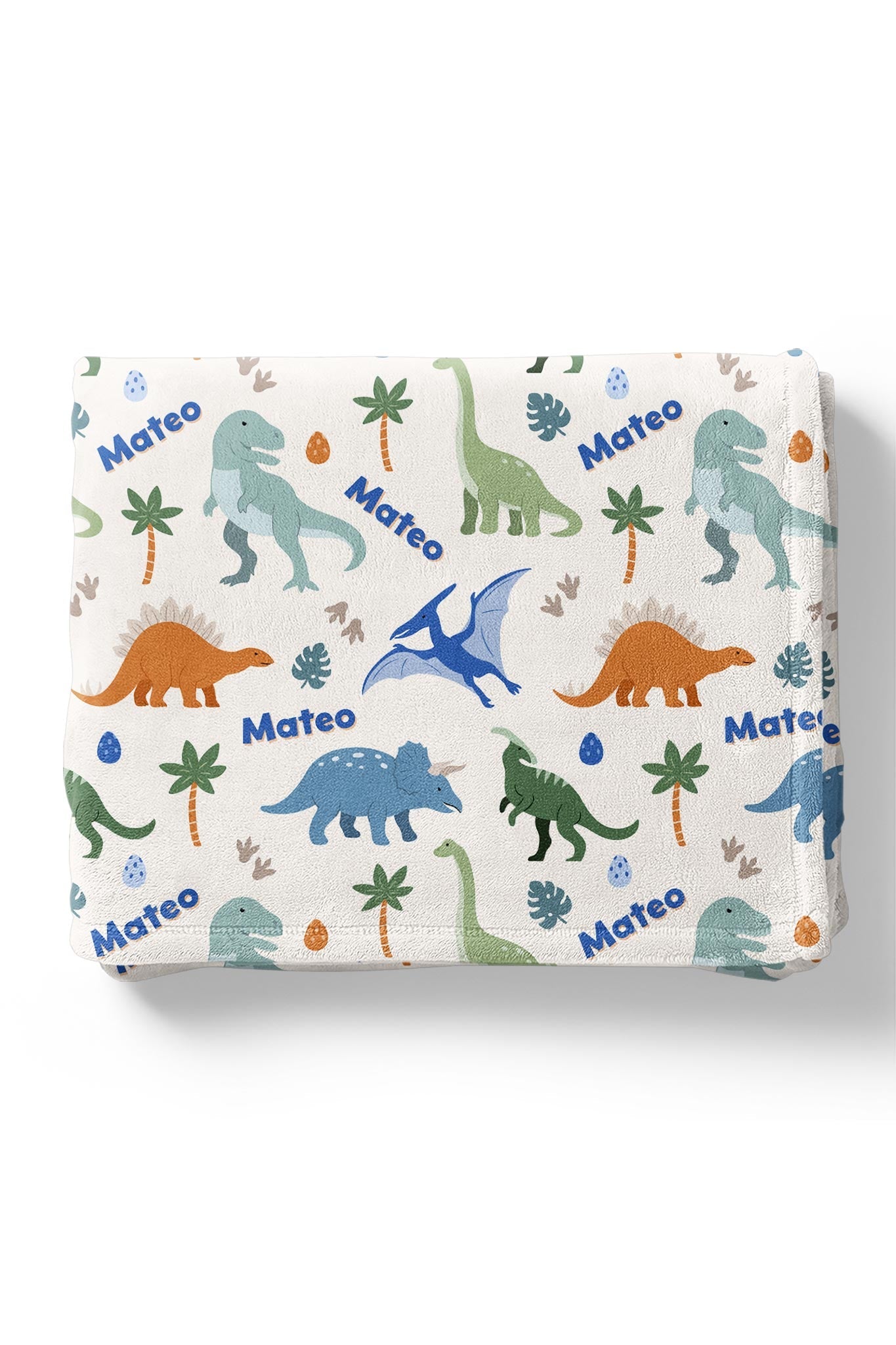 Personalized Kids Blanket | Little Fossil Neutral
