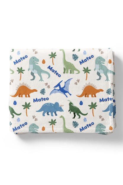 Personalized Kids Blanket | Little Fossil Neutral