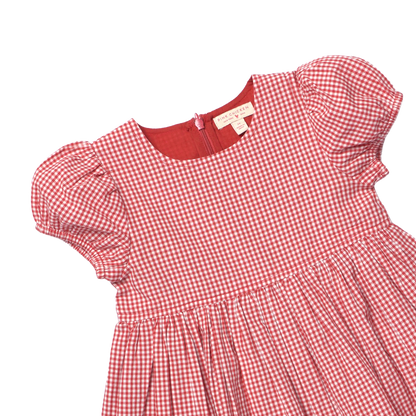 Girls Breyton Dress - Red Gingham
