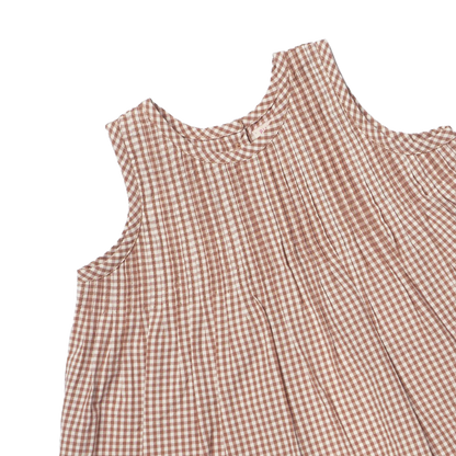 Baby Girls Jaipur 2-Piece Set - Cocoa Gingham