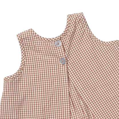 Baby Girls Jaipur 2-Piece Set - Cocoa Gingham