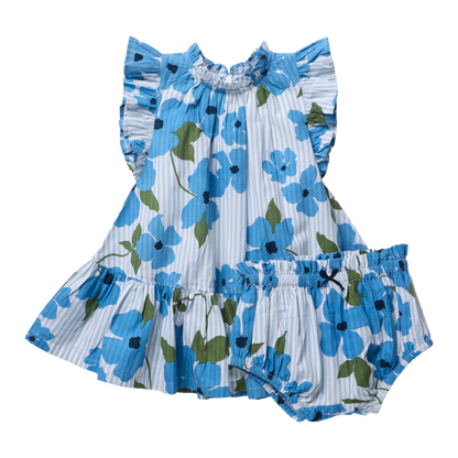 Baby Girls Harper Dress Set - Hibiscus Floral