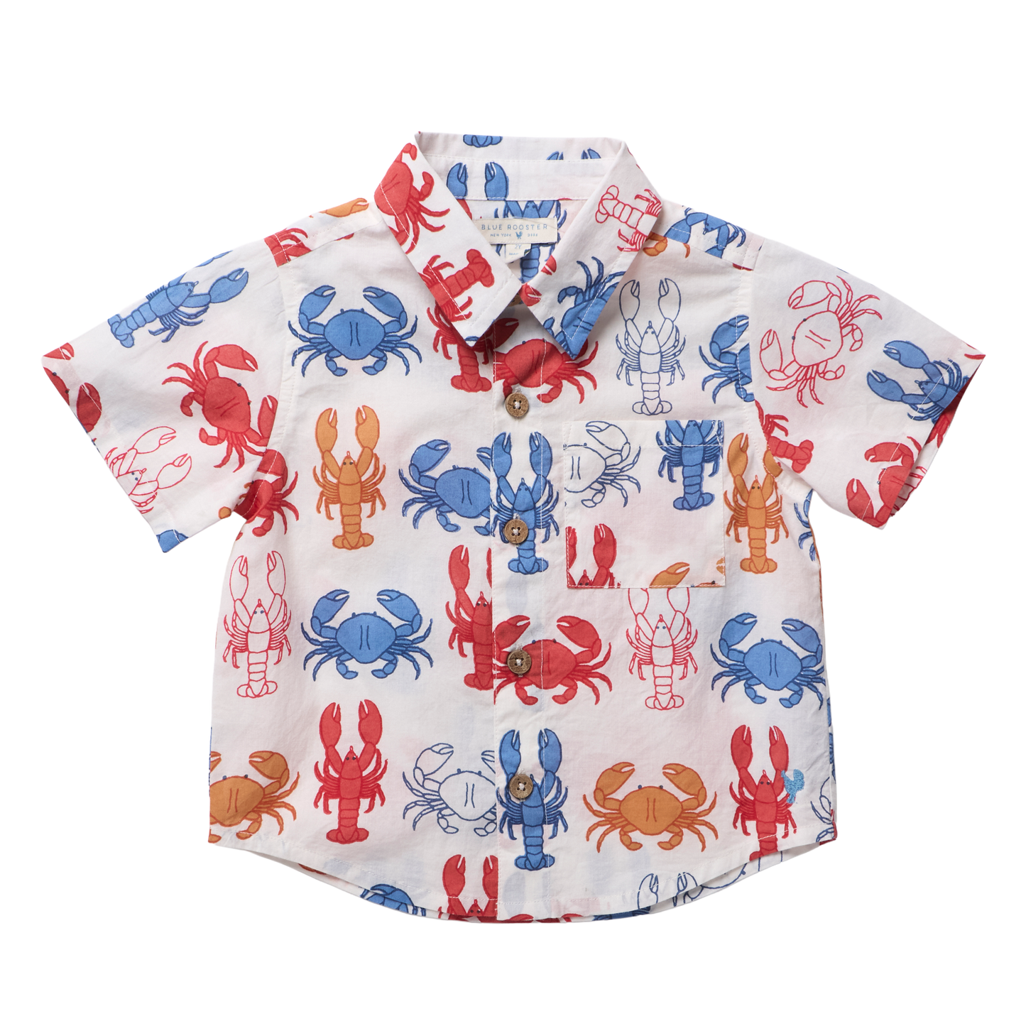 Boys Jack Shirt - Lobsters and Crabs
