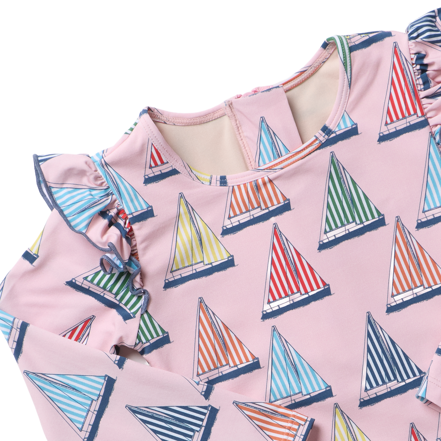 Girls Rachel Suit - Pink Regatta