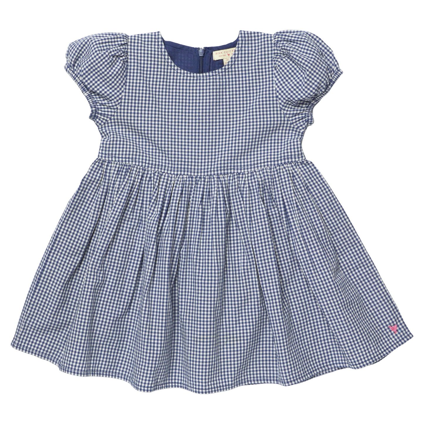 Girls Breyton Dress - Navy Gingham