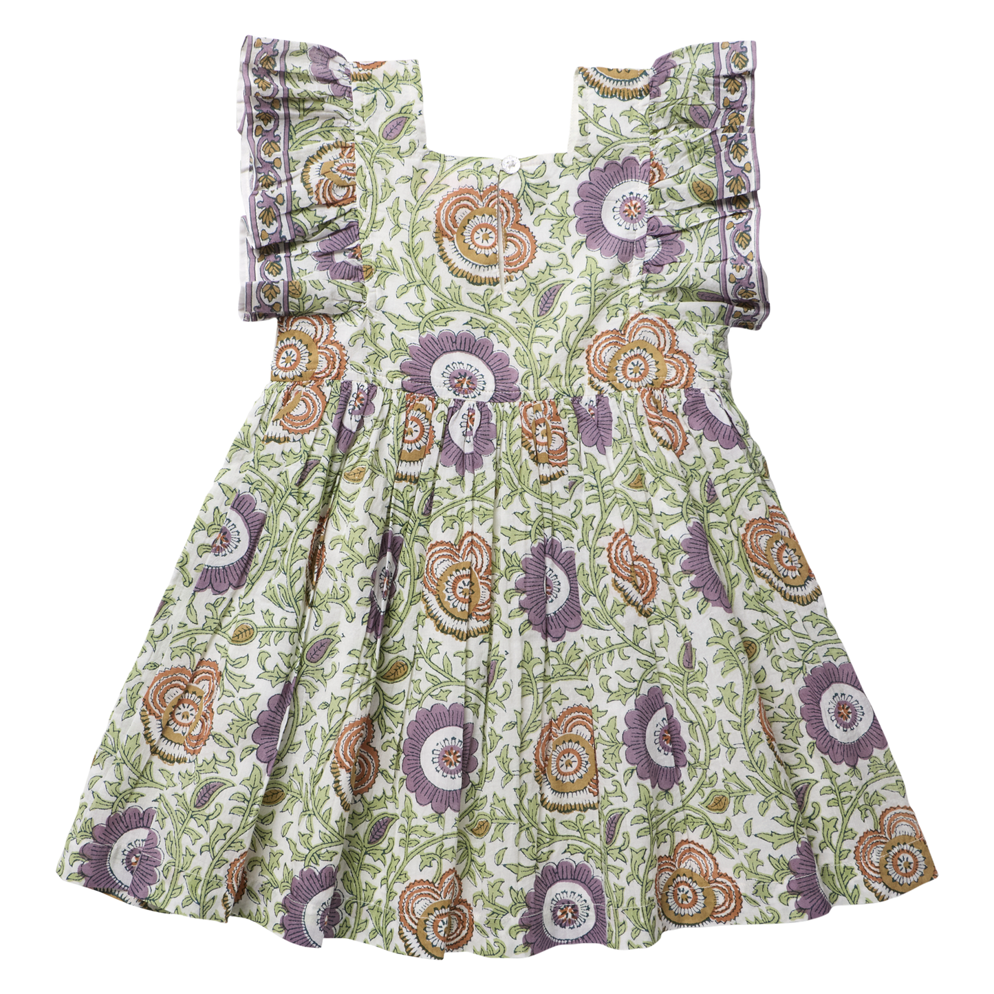 Girls Elsie Dress - Lilac Lisbon Floral