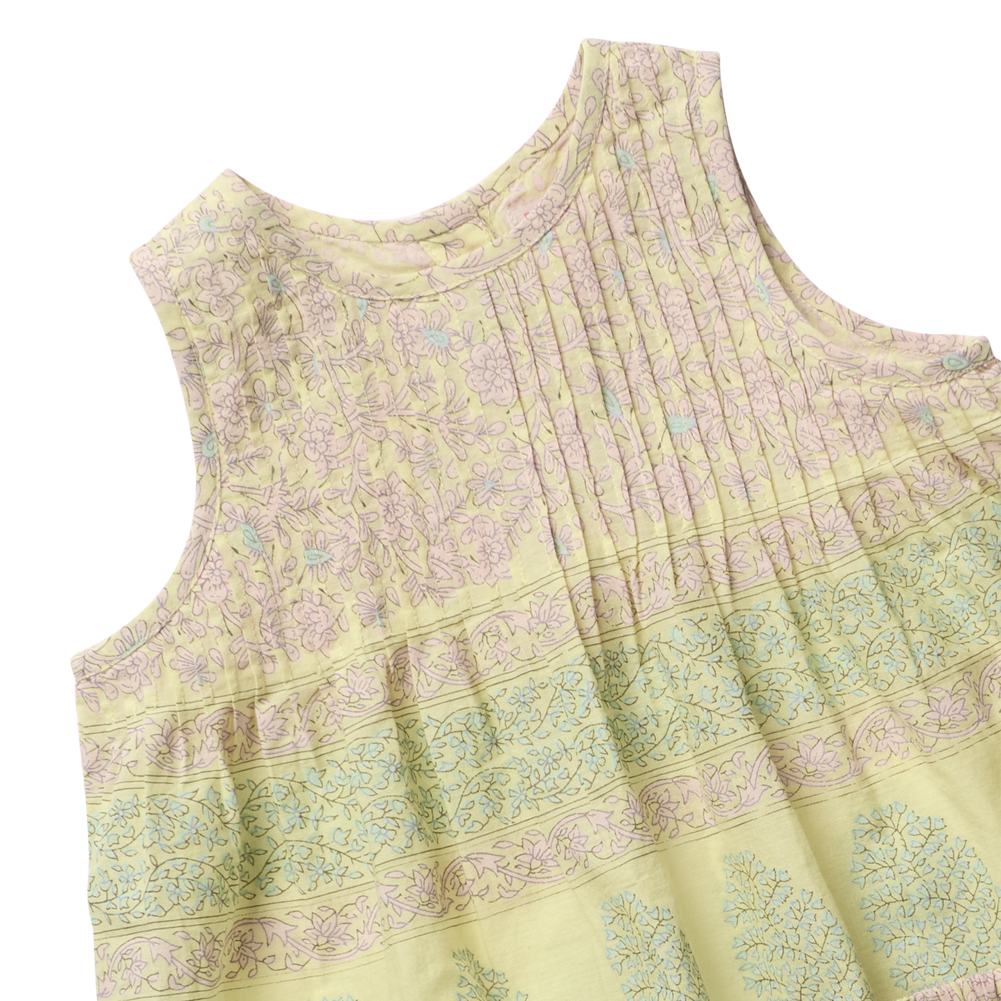 Baby Girls Jaipur 2-PC Set - Citrus Garden Border