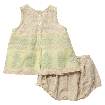 Baby Girls Jaipur 2-PC Set - Citrus Garden Border