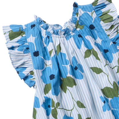Girls Harper Dress - Hibiscus Floral