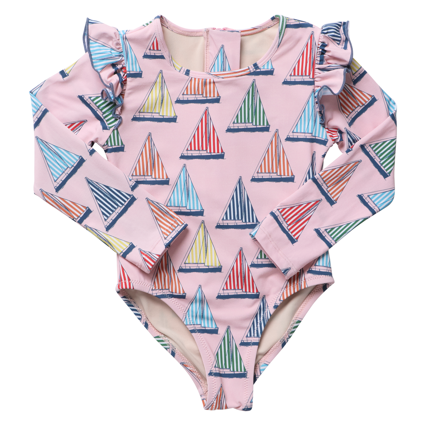 Girls Rachel Suit - Pink Regatta