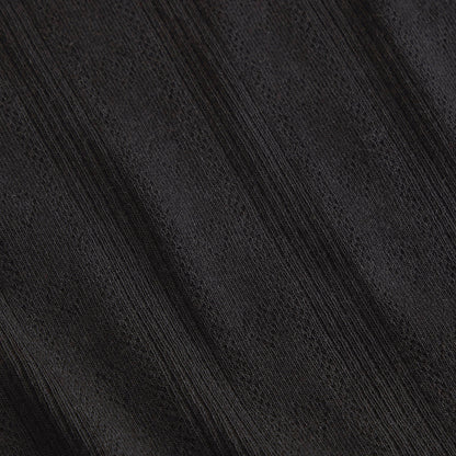 Women's Black Pointelle Leggings