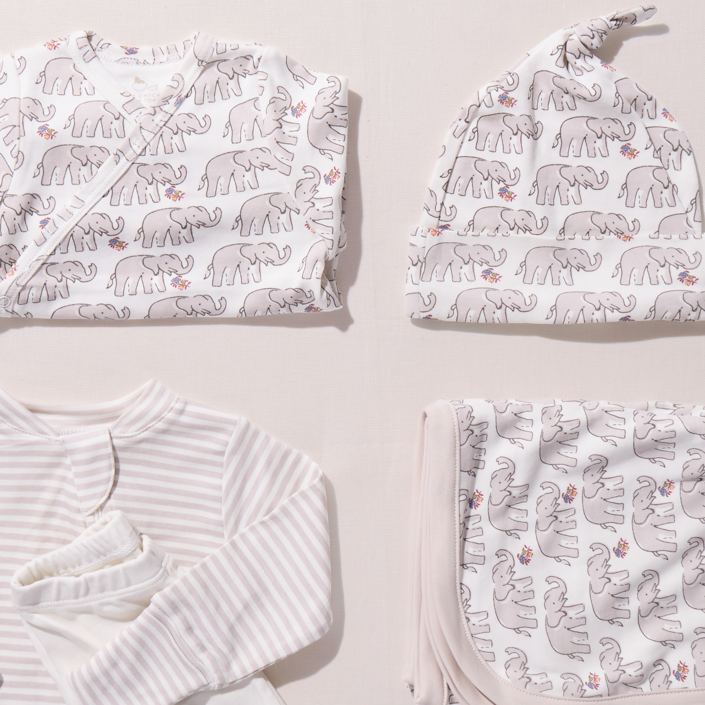 Nesting Box Baby Take Home Set - Baby Elephant