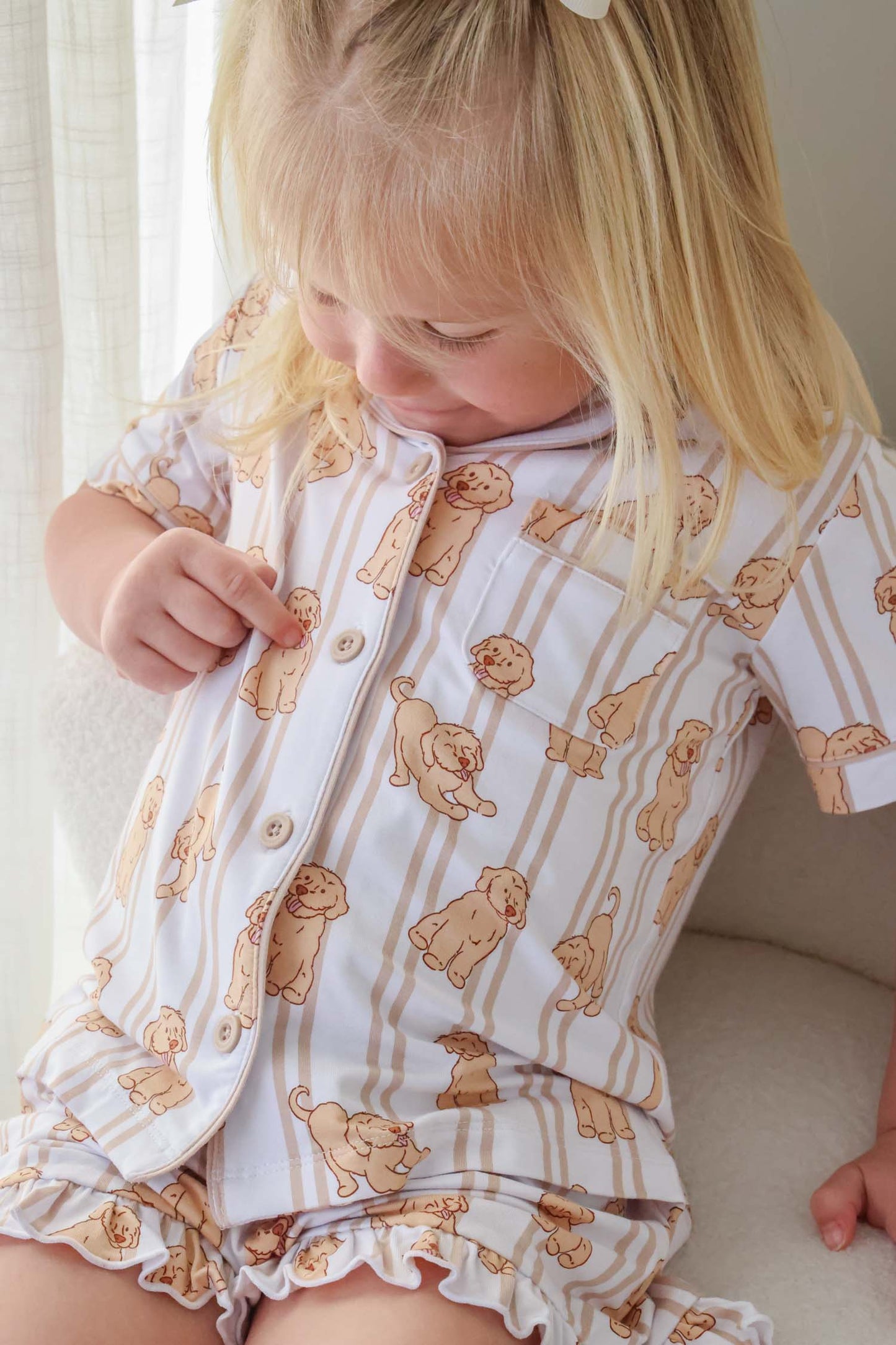 Girl's Two Piece Short Lounge Sets
