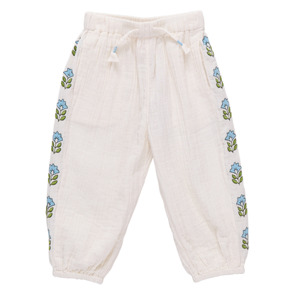 Girls Kiran Pant - Antique White