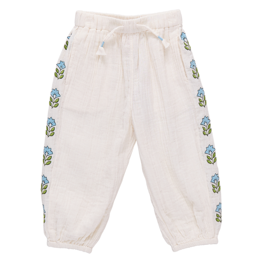 Girls Kiran Pant - Antique White