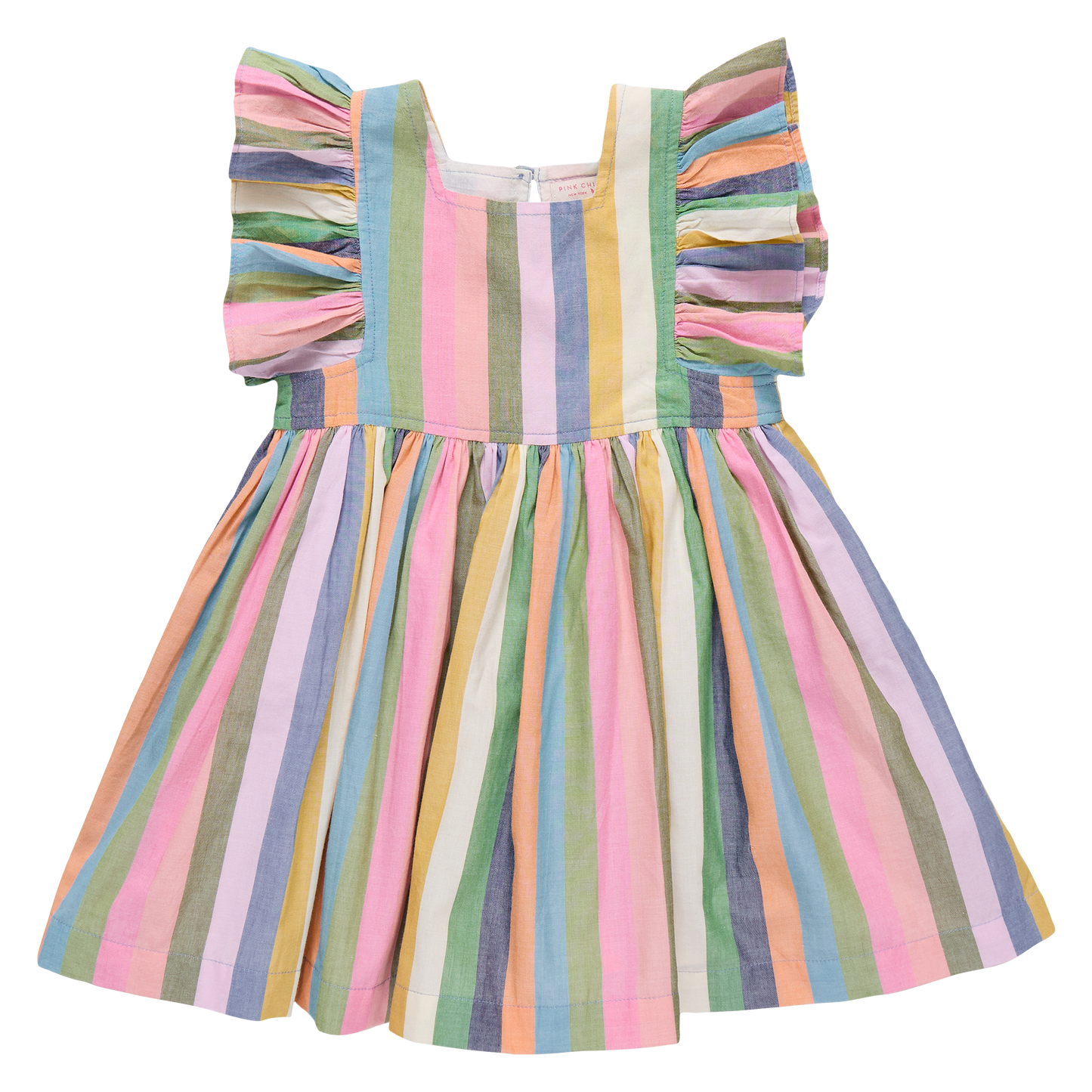 Girls Elsie Dress - Parade Stripe