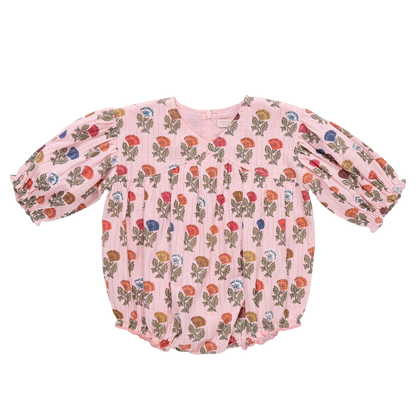 Baby Girls Wynne Bubble - Multi Flower Drop