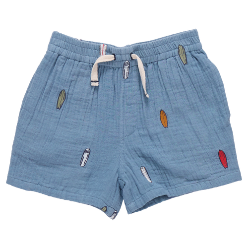 Boys Calvin Short - Surfboard Embroidery