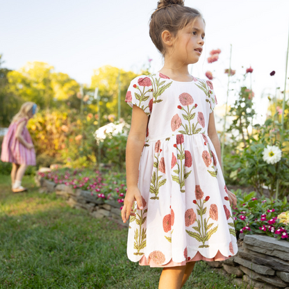 Girls Marisol Dress - Rose Dandelion